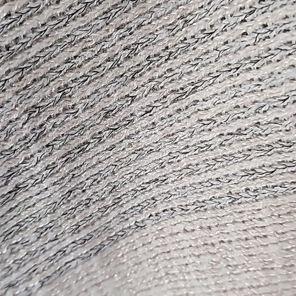 Mud pie gray and tan neutral fringe poncho - Picture 4 of 5